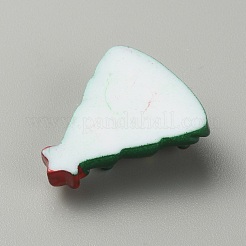Cabochons en résine opaque sur le thème de Noël&nbsp;LS-RESI-WH0029-33C