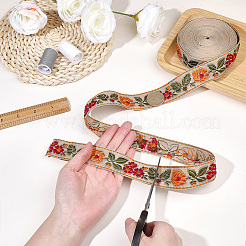 Vintage-Jacquard-Polyesterband&nbsp;OCOR-WH0082-533B