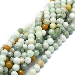 Natürliche Myanmar Jade Perlen Stränge&nbsp;G-E576-08A