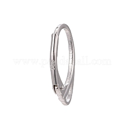 Orecchini a monachella in argento sterling placcato rodio anti-ossidazione&nbsp;STER-K168-022P