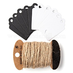 Rettangolo 200 pz 2 colori con etichette regalo in carta cuore&nbsp;CDIS-LS0001-02