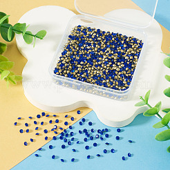 1 sacchetto di cabochon di strass in vetro con retro appuntito&nbsp;RGLA-TADJ0001-01B-09