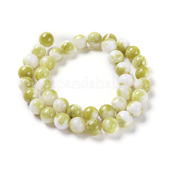 Natur persische Jade Perlen Stränge&nbsp;G-D434-8mm-29