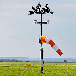 Indicatore di direzione del vento in ferro&nbsp;AJEW-WH0265-031