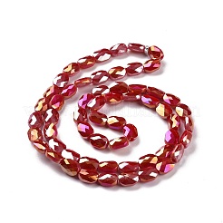 Fili di perle di vetro elettrolitico sfaccettato&nbsp;GLAA-G092-C03