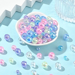 150pcs 3 styles de perles acryliques transparentes&nbsp;MACR-YW0003-96A