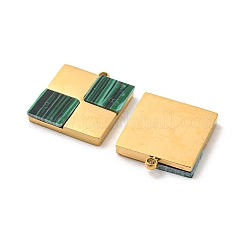 Synthetische Malachit-Charms&nbsp;STAS-L022-203G