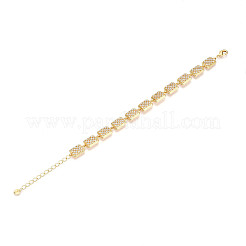 Bracelets en laiton pour femmes&nbsp;ZIRC-T016-07G
