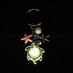 Porte-clés en acrylique transparent lumineux&nbsp;KEYC-JKC01358-02