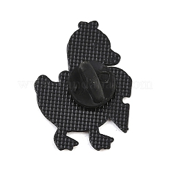 Spille smaltate a forma di cuore con anatra per San Valentino&nbsp;JEWB-B041-01B