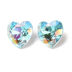 Leichte Strass-Cabochons aus Glas im AB-Stil&nbsp;RGLA-J015-B-LA