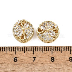 Mehrsträngige Glieder aus Messing mit Pavé-Kubikzirkonia&nbsp;ZIRC-F145-06G-01