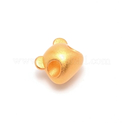 Gefrostete Legierungsperlen&nbsp;PALLOY-WH0094-10