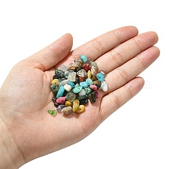1 Strang gemischte Edelsteinsplitterperlenstränge&nbsp;G-FS0005-78