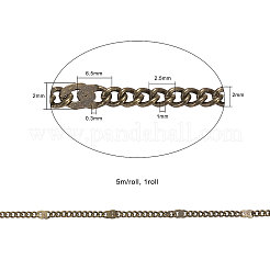 Chaînes de câbles en fer recouvert de laiton&nbsp;CH-CJ0001-05AB
