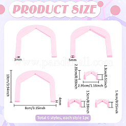 6 outil de perçage pour boucles d'oreilles en pâte PLA&nbsp;TOOL-PH0002-05