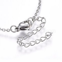 Collana con pendente in ottone con zirconia cubica&nbsp;NJEW-L146-06P