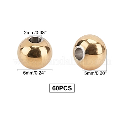 Abstandsperlen aus Edelstahl 304&nbsp;STAS-UN0011-52G