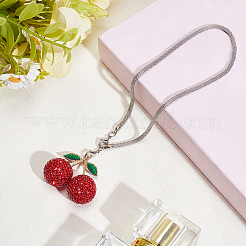 1 pendentif décoratif en alliage et strass pour voiture&nbsp;AJEW-CN0007-26