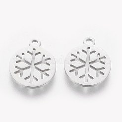 Breloques en acier inoxydable 304 anti-ternissement&nbsp;LS-STAS-Q201-T063