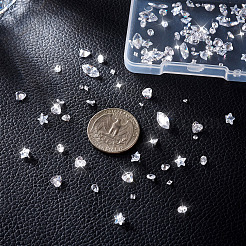 7 cabochon en zircone cubique de style&nbsp;ZIRC-CD0001-07