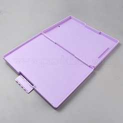 Appunti rettangolari in plastica e cartella di archiviazione&nbsp;AJEW-WH20010-42C