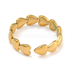 Offene Manschettenringe aus 304 Edelstahl für Damen&nbsp;RJEW-L125-07G-02
