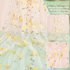 1 Stück Milchfaser-Netzstoff mit Blumenmuster&nbsp;DIY-UN0006-50A
