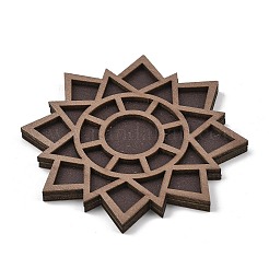 Mini plateaux de présentation de bijoux en bois&nbsp;WD-K001-01G