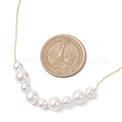 Runde Muschelperlen-Halskette & Armband & Ohrhänger-Sets&nbsp;SJEW-JS01337