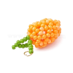 Mango-Anhänger aus Glasperlen&nbsp;PALLOY-MZ00893-01