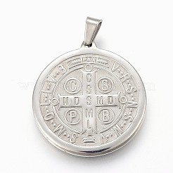 Pendentifs en acier inoxydable 304 résistant au ternissement&nbsp;STAS-F165-32P