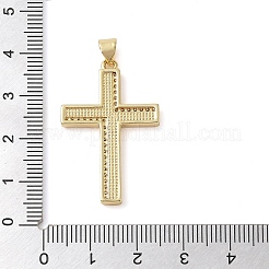 Colgante micropavé cubic zirconia de latón&nbsp;KK-I712-52G-02