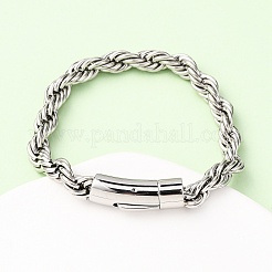 Bracelets à chaîne en acier inoxydable 304 pour hommes et femmes&nbsp;BJEW-C124-03A-P