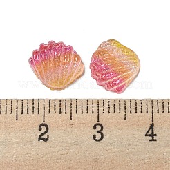 Cabochons décodés en résine transparente lumineuse&nbsp;RESI-D013-16C