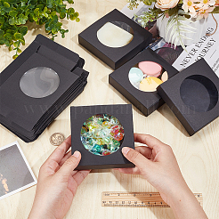 Würfel-Geschenkboxen aus Kraftpapier zur Aufbewahrung&nbsp;CON-WH0095-101C-02