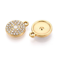 Strass-Anhänger aus Edelstahl 304&nbsp;STAS-N110-38G