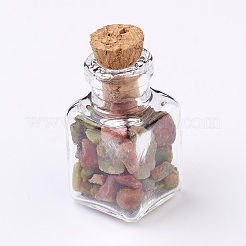 Glas Flasche wünschend Dekorationen&nbsp;AJEW-JD00004