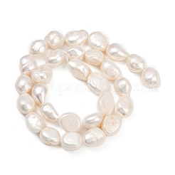 Brins de perles de culture d'eau douce naturelles&nbsp;PEAR-P064-20M-01A