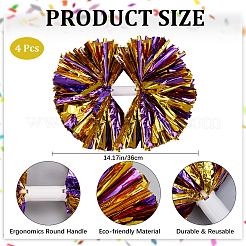 Cheerleading-Pompons aus Kunststoff Cheerleading-Handblumen&nbsp;AJEW-WH20010-90A