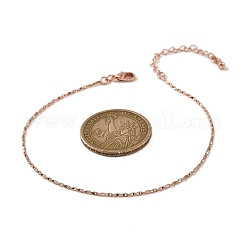 Bracciali a catena in ottone per donna&nbsp;BJEW-G735-06RG