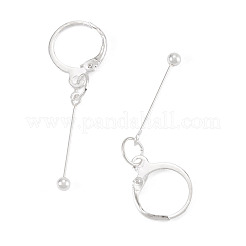 Ottone risultati leverback orecchino&nbsp;EJEW-TAC00033