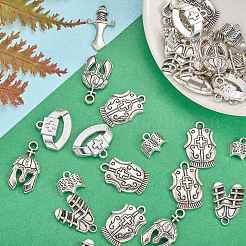70 pièces 6 styles pendentifs en alliage de style tibétain&nbsp;FIND-SZ0003-91