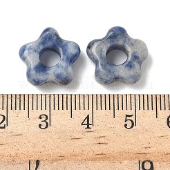 Perles européennes en jaspe bleu naturel&nbsp;G-C252-02B