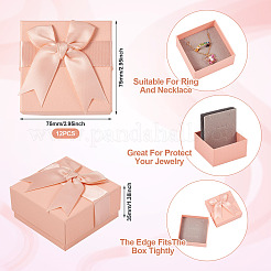 Quadratische Geschenkbox für Schmuckset aus Papier&nbsp;LS-CON-TAC0013-03A