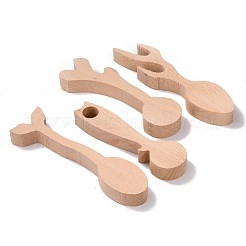 Cuillère vierge en bois inachevé&nbsp;DIY-E026-11