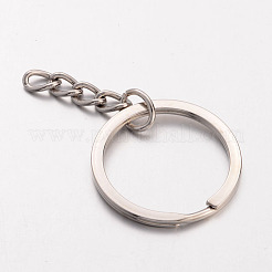 Porte-clés fendus en fer&nbsp;X-IFIN-H040-N