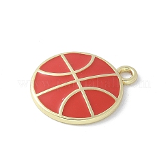 Pendentifs d'émail en alliage&nbsp;PALLOY-R153-02G-01
