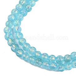Fili di perline di lampwork in lamina fatti a mano&nbsp;FOIL-K003-06A-07
