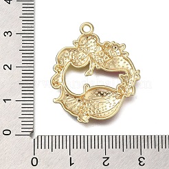 Pendentifs d'émail en alliage&nbsp;LS-ENAM-S021-01G-D